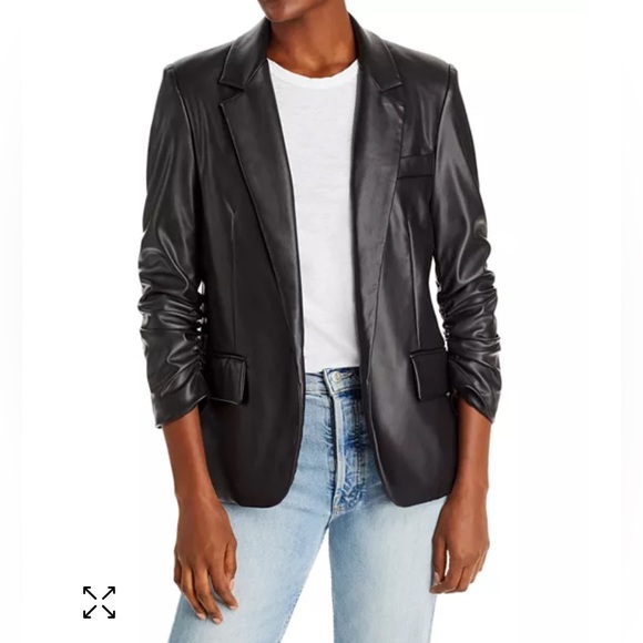 Generation Love Millie Faux Leather Blazer - Picture 2 of 6